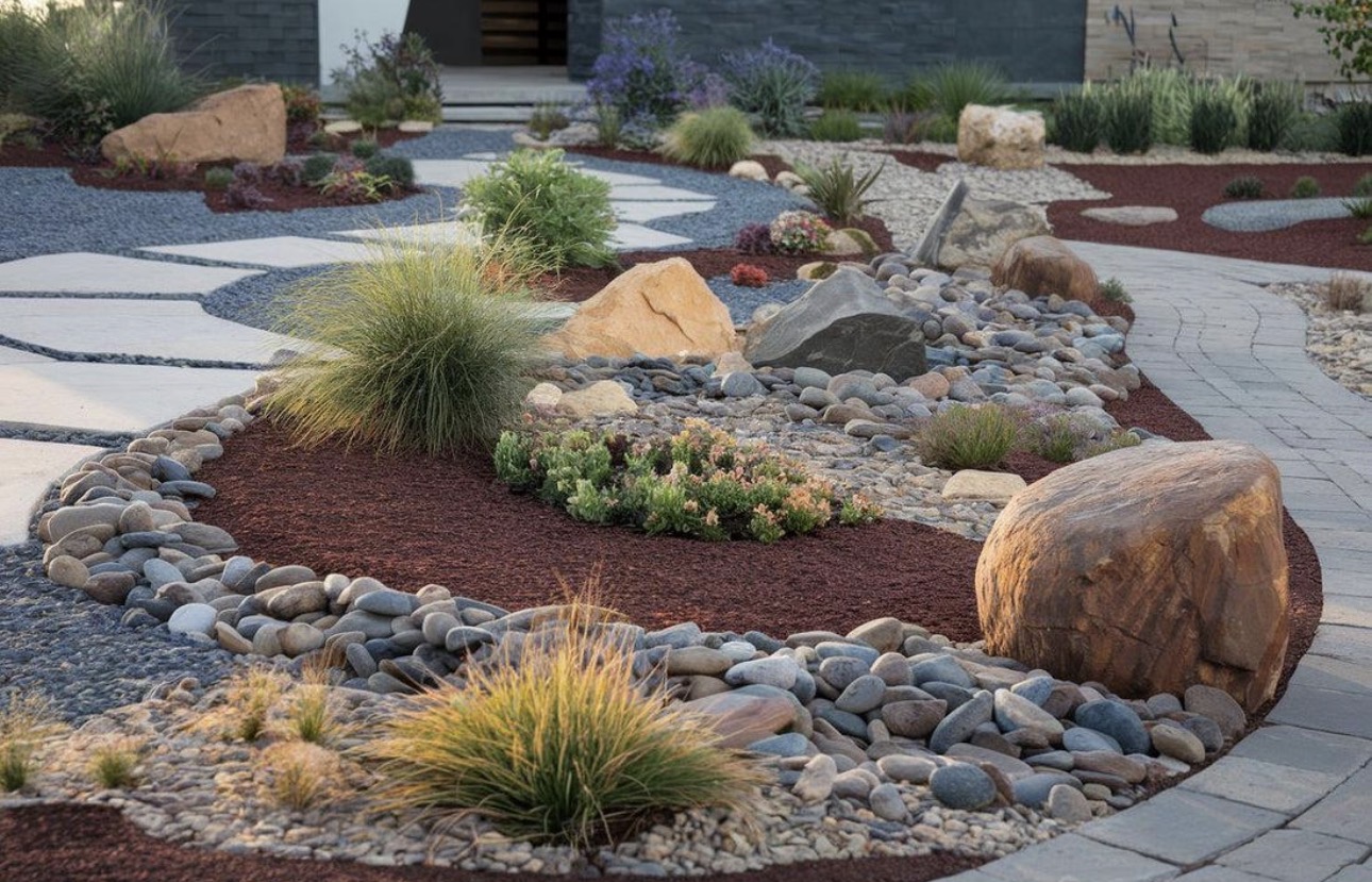 Decorative Stone Installation