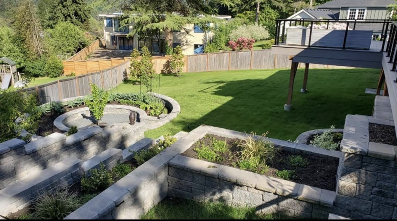 Retaining Wall Installation
